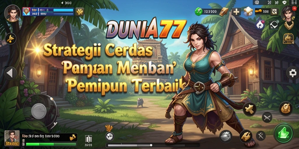Tampilan gameplay DUNIA77 yang seru dan menantang dalam strategi.